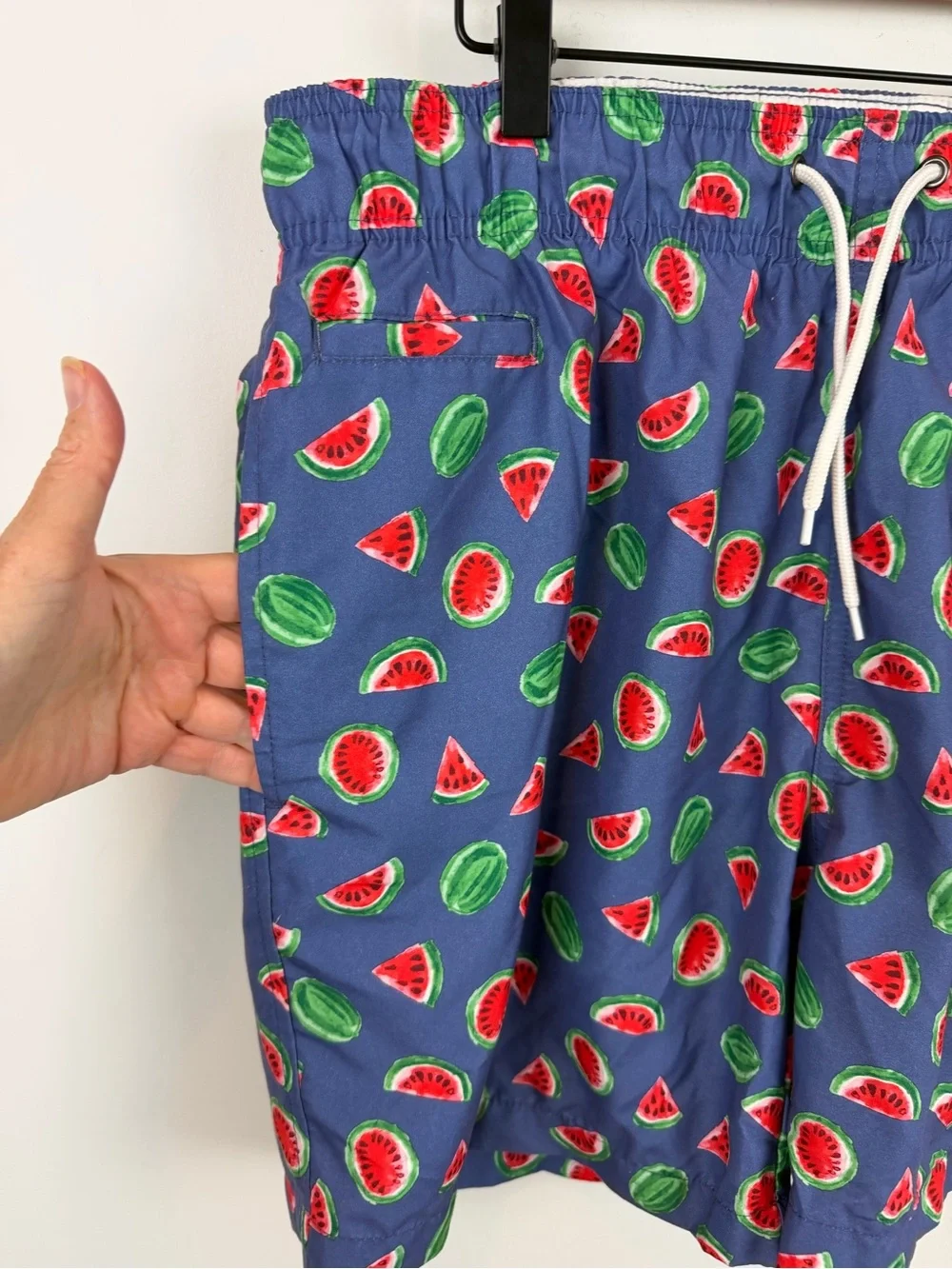 Charleston Threads Watermelon Print Men’s Swim Trunks with Pockets XL